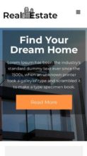 Screenshot Mobile Real Estate (CyberChimps) (screenshot mobile)