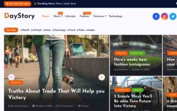 DayStory (screenshot desktop)