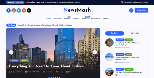 NewsMash (Desert Themes)