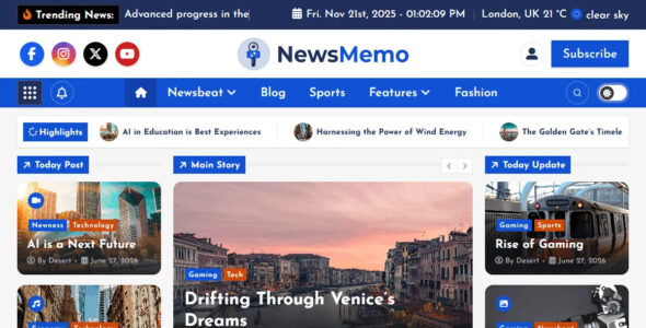 NewsMemo (Desert Themes)