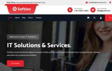 Softinn (screenshot desktop)