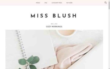 Screenshot Desktop Blush (Design By Bloom) - (screenshot desktop)