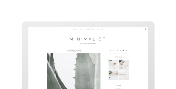 Minimalist (Design by Bloom)