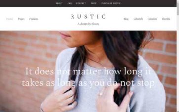 Rustic (Design by Bloom) - (screenshot desktop)