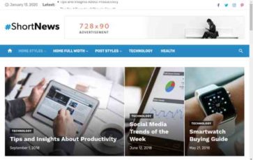 Short News Pro (screenshot desktop)