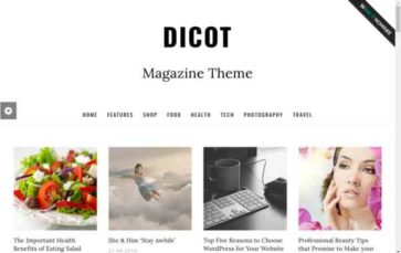 Dicot (screenshot desktop)