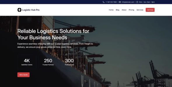 Logistic Hub Pro (DesignOrbital)