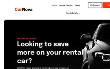 Carnova (screenshot desktop)