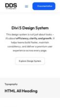 Designpik Design System (screenshot mobile)