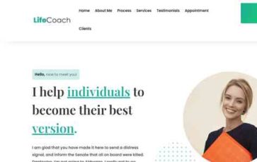 LifeCoach (Designpik) (screenshot desktop)
