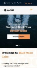 Screenshot Mobile Yacht (screenshot mobile)