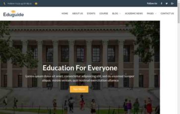 Eduguide (screenshot desktop)