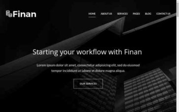 Finan (screenshot desktop)