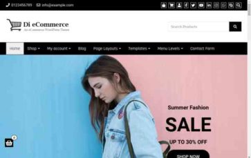 Di eCommerce Pro (screenshot desktop)