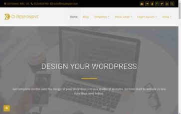 Di Responsive Pro (screenshot desktop)
