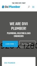 Divi Plumber (Digital Refresh) (screenshot mobile)