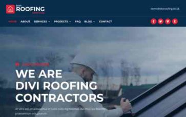 Divi Roofing (Digital Refresh) (screenshot desktop)