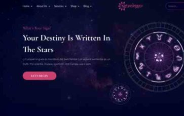 Astrology (Divi Awesome) (screenshot desktop)