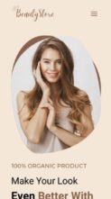 Beauty Store (Divi Awesome) - (screenshot mobile)