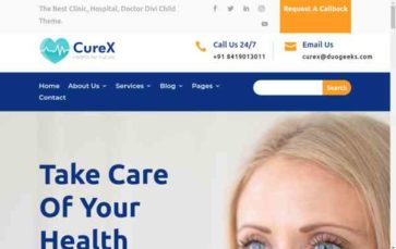 Curex (screenshot desktop)