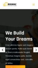 Divi Construction & Architecture (screenshot mobile)