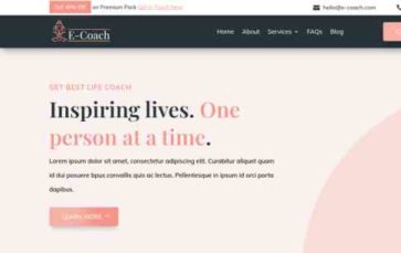 Screenshot Desktop E-Coach (screenshot desktop)