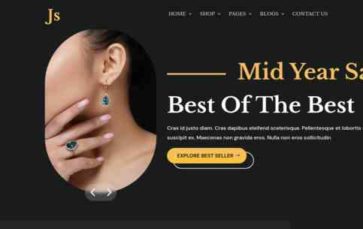 Jewelry (Divi Awesome) (screenshot desktop)