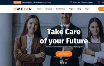 Metan (Divi Awesome) - (screenshot desktop)