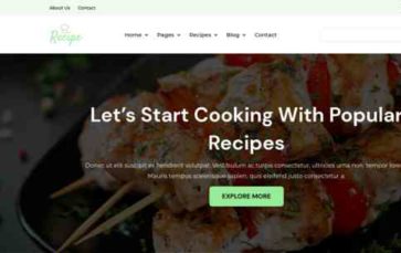 Recipe (screenshot desktop)