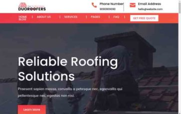 Roofing (Divi Awesome) (screenshot desktop)