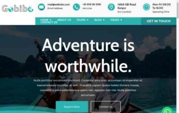 Travel Agency (Divi Awesome) (screenshot desktop)