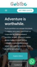 Travel Agency (Divi Awesome) (screenshot mobile)