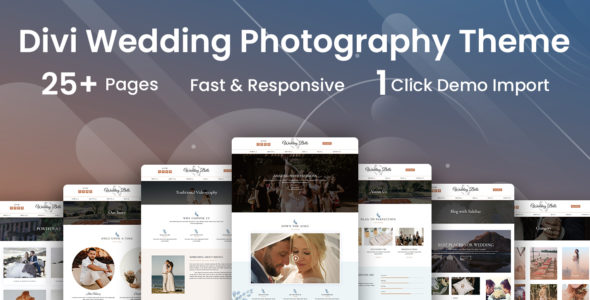 Wedding Photography (Divi Awesome)