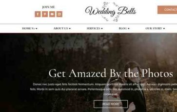 Screenshot Desktop Wedding Photography (Divi Awesome) (screenshot desktop)