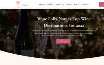 Wine Store (Divi Awesome) - (screenshot desktop)