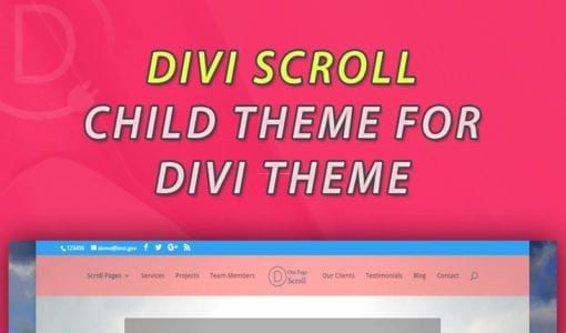 Divi Scroll (Divi Builder Addons)