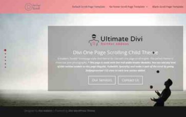 Divi Scroll (screenshot desktop)