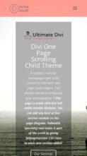 Divi Scroll (screenshot mobile)