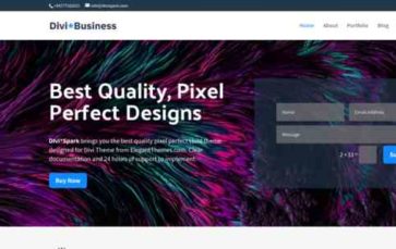 DiviBusiness (screenshot desktop)