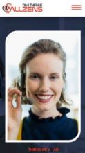 Callzens (screenshot mobile)