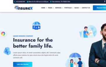 Insurex (Divi Builder Plus) (screenshot desktop)