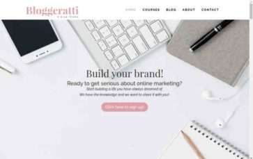 Bloggerati (screenshot desktop)