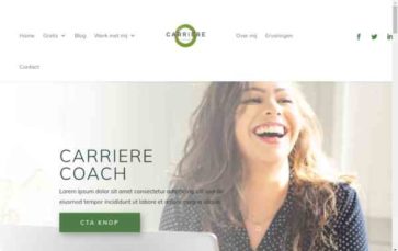 Carriere Coaching (screenshot desktop)