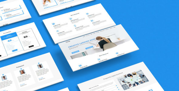 Corporate Landing Page (Divi Cake)