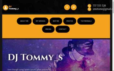 Divi DJ (screenshot desktop)