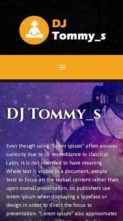 Divi DJ (screenshot mobile)