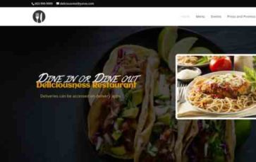 Divi Restaurant (Ryan Lackey) (screenshot desktop)