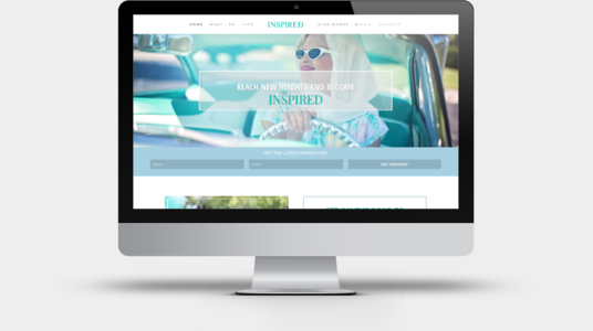 Inspired (Pretty Web Design)