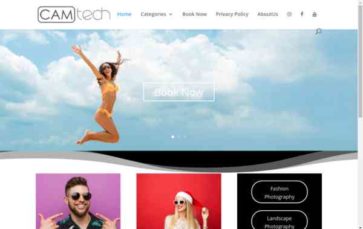 Photography Portfolio (Ganegodage’s Luxury Theme Store) - (screenshot desktop)
