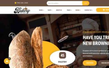 Bakery Shop (Divi-Childthemes) (screenshot desktop)
